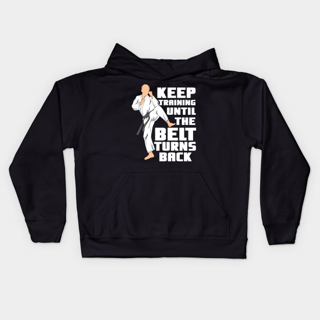 MARTIAL ARTS: Keep Training Kids Hoodie by woormle